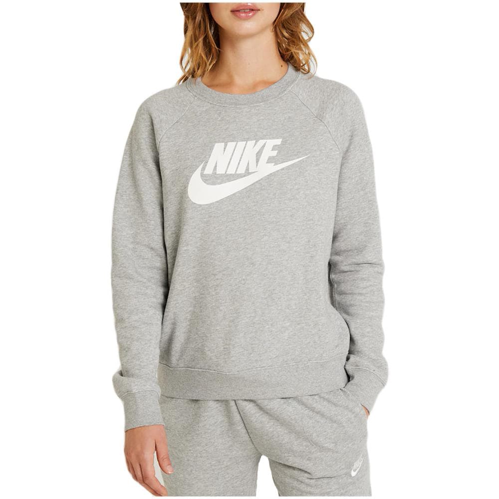 Felpa Donna Essential Crew Fleece Hbr Grigia Taglia Xl Codice Bv4112-063 - Foto 1