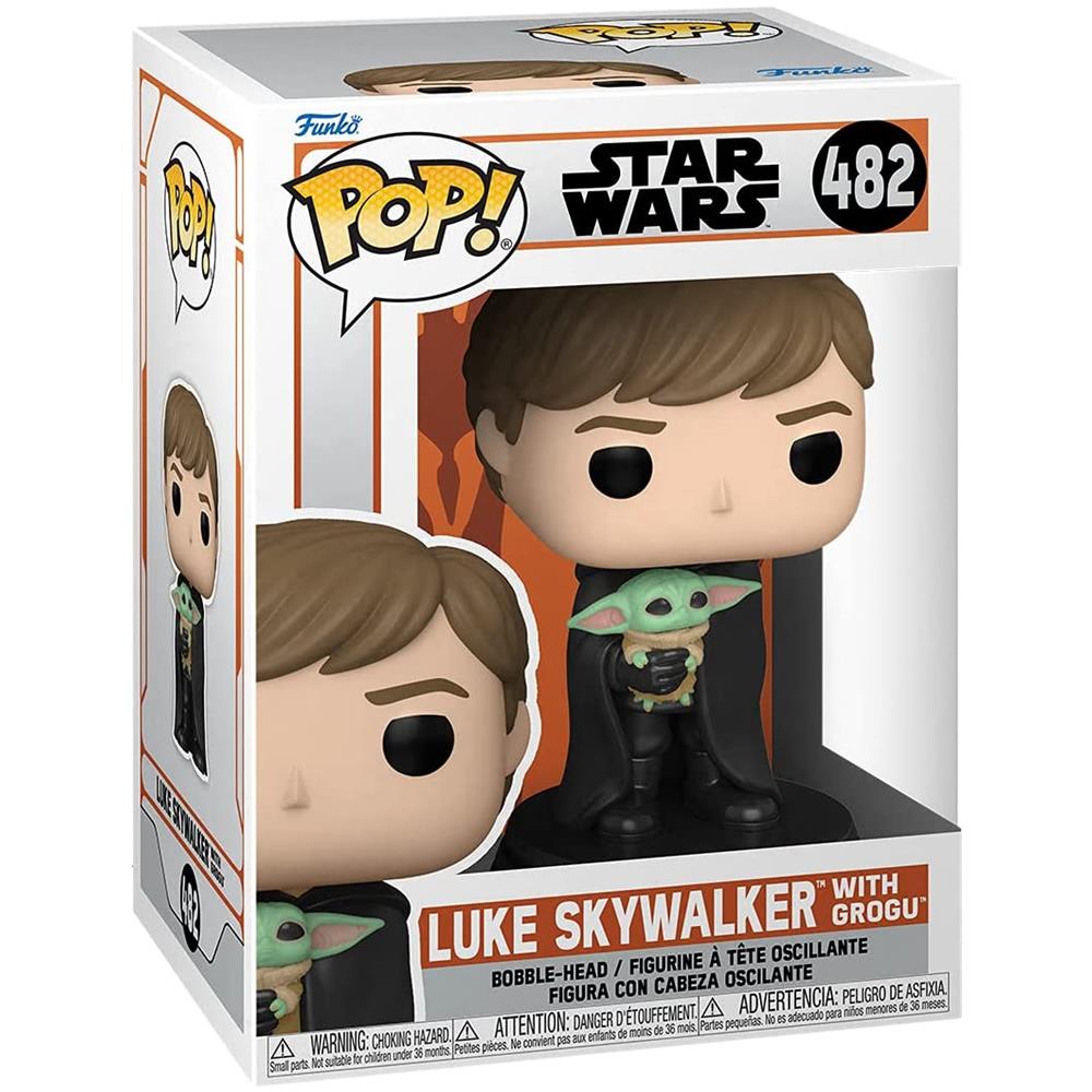Star Wars: Pop! - Mandalorian - Luke Skywalker With Grogu (Vinyl Figure 482) - Foto 1
