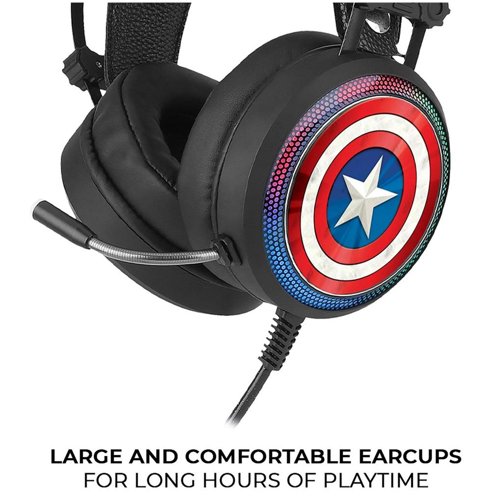 Cuffie Da Gioco Usb 7.1-lj Captain America 001 - Foto 8