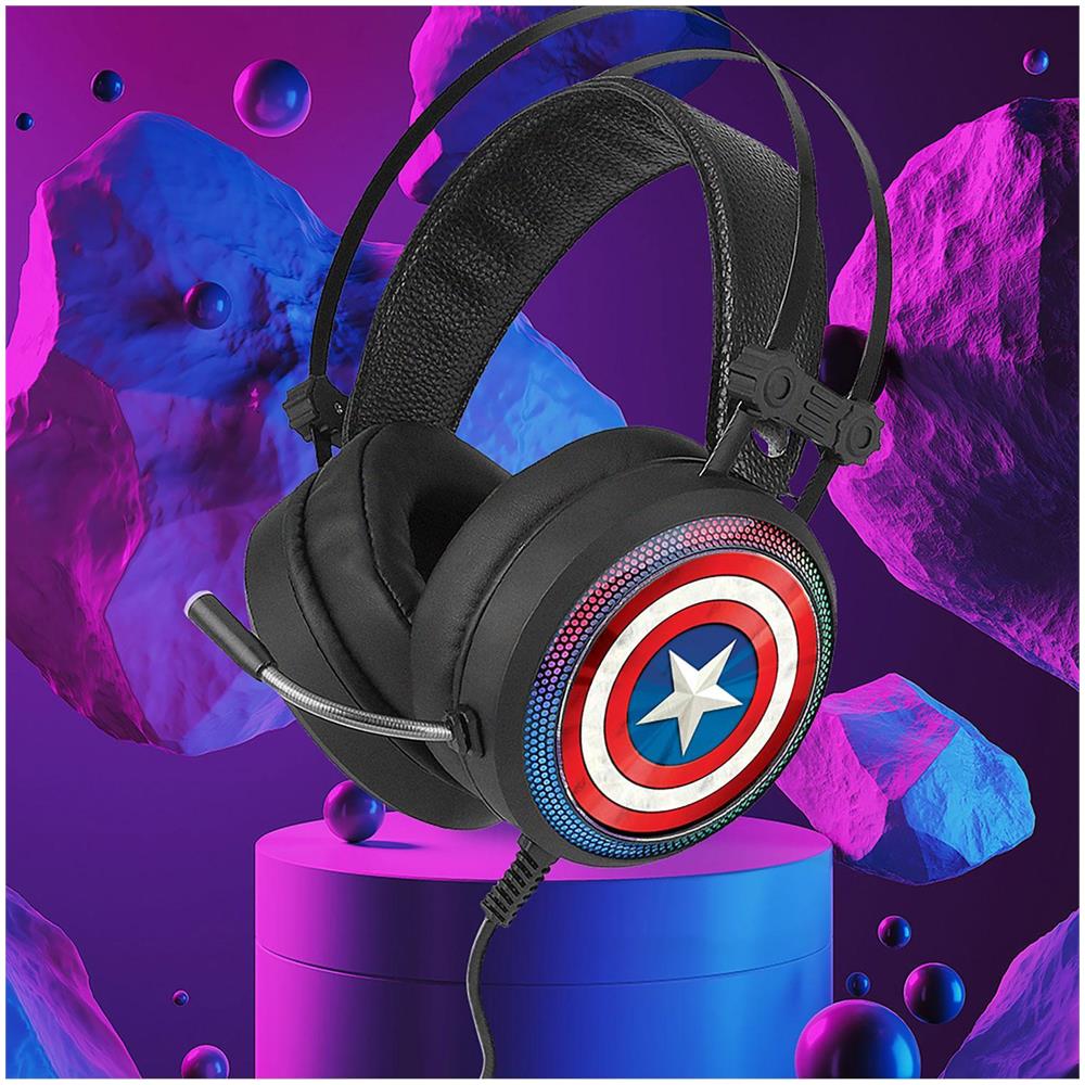 Cuffie Da Gioco Usb 7.1-lj Captain America 001 - Foto 1