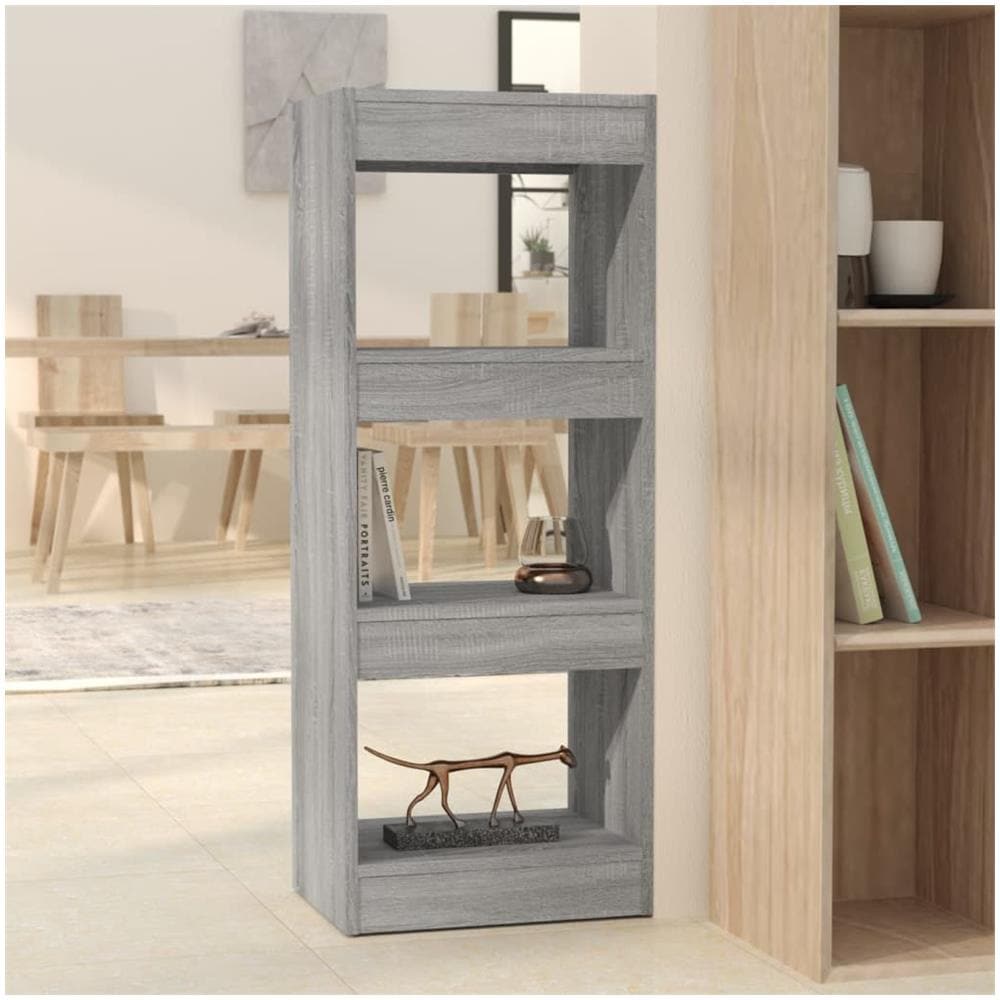 Libreria /Divisorio Grigio Sonoma 40x30x103 cm in Truciolato - Foto 1