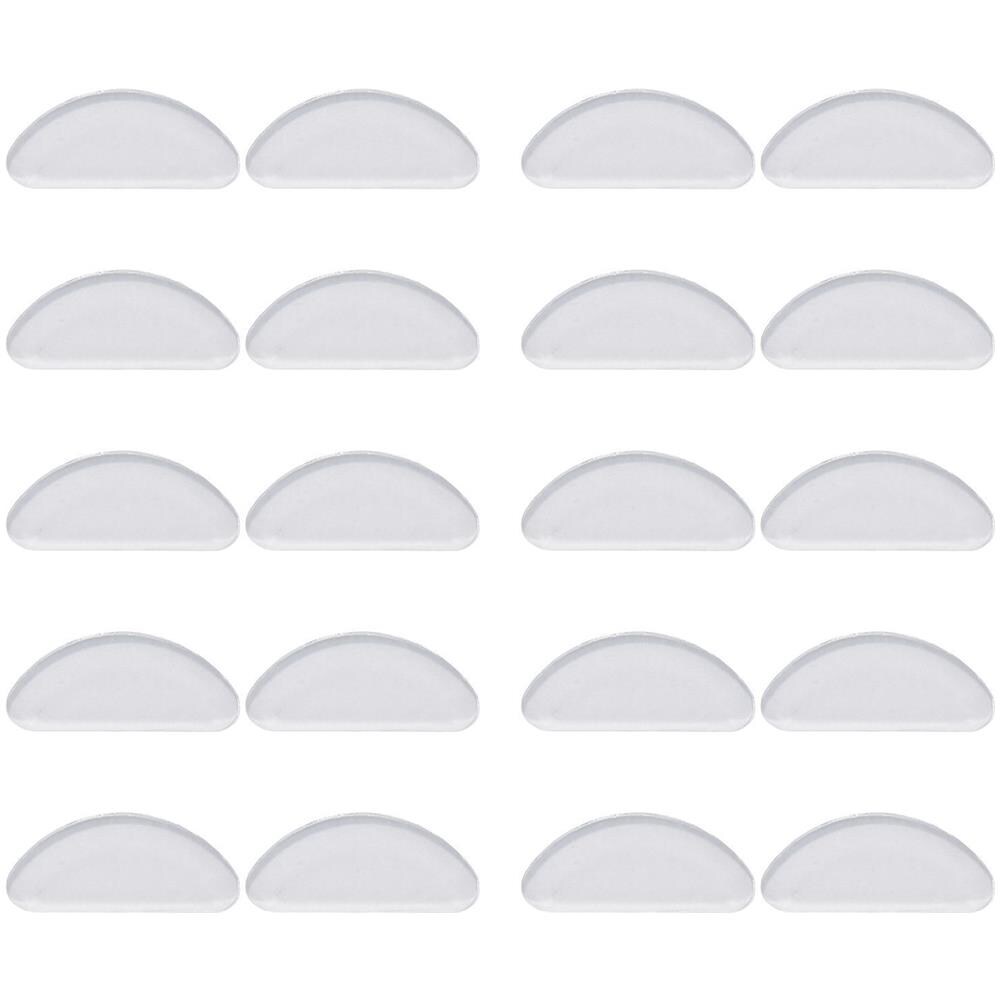 Naselli Per Occhiali A Forma Di D 10 Paia Trasparente 15x7x1 Mm - Foto 1