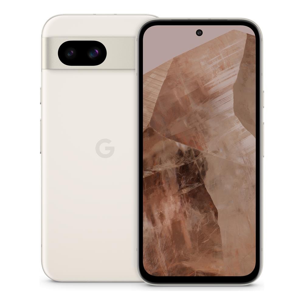 Pixel 8A 5G 128GB 8GB Ram Display 6.1" 64 MP Dual Sim Android 14 4492 mAh Porcellain White - Foto 1