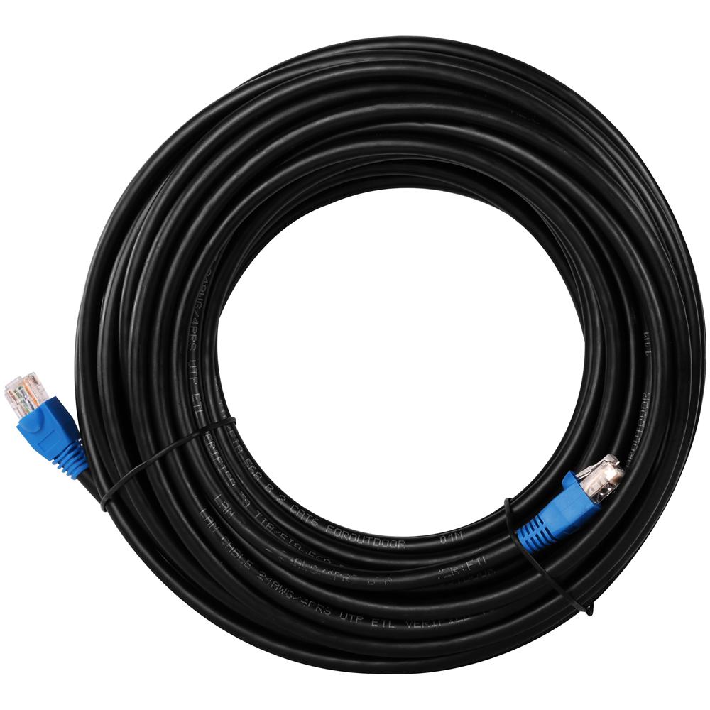 ICOC CCA6U-500-EXB - Matassa U / UTP Cavo Patch Cat. 6 CCA 50m Nero / Blu - Foto 1