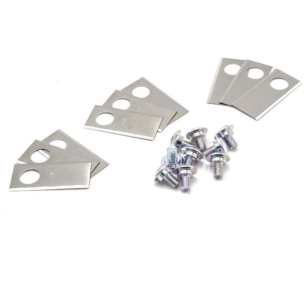 9 Lame Di Ricambio Per Honda Miimo 310, 520, 3000, Hrm 310, Hrm 520, Hrm 3000 - (acciaio Inox, 0,75 Mm)  - Foto 2