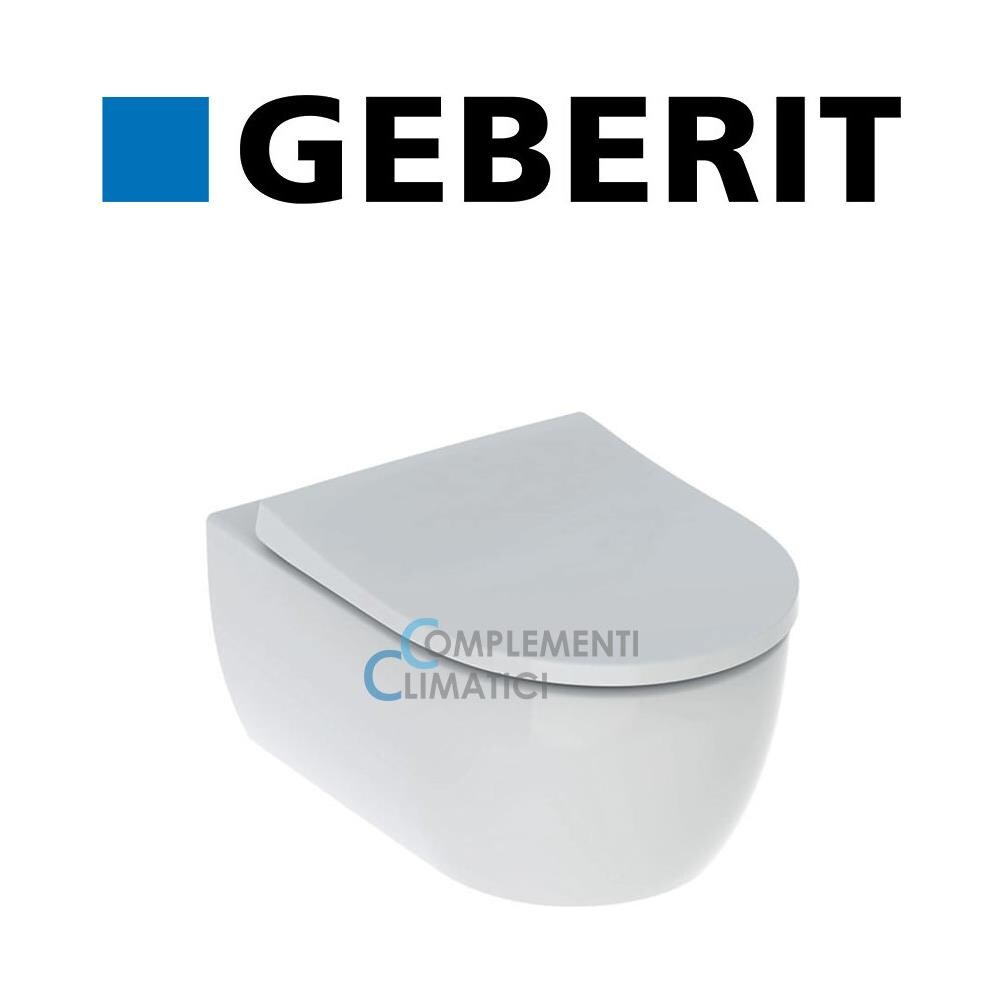 Wc Sospeso   Serie Icon Rimfree - Bianco Con Sedile Avvolgente Rallentato A Magazzino - Foto 1