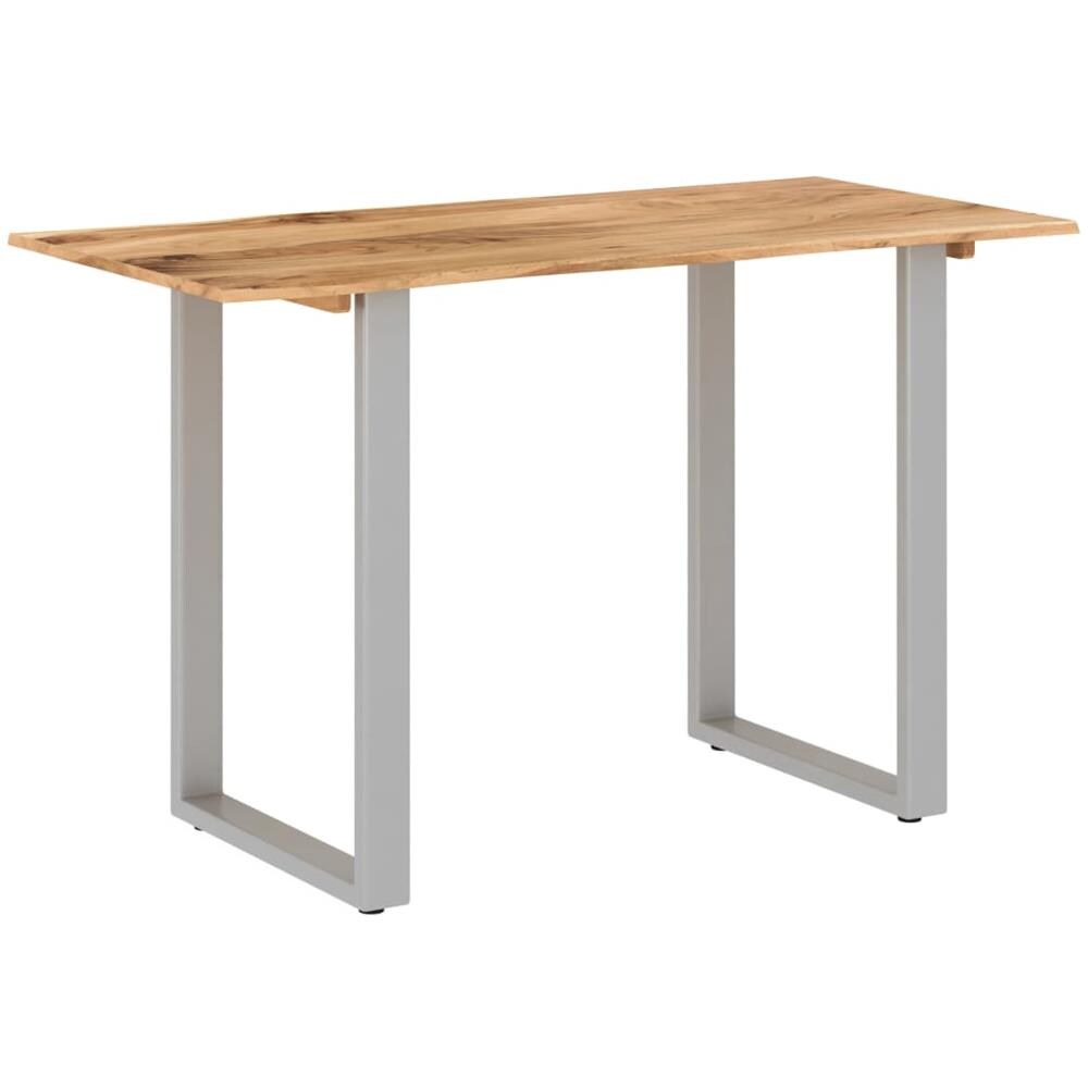 Tavolo Da Pranzo 118x58x76 Cm In Legno Massello Di Acacia - Foto 12