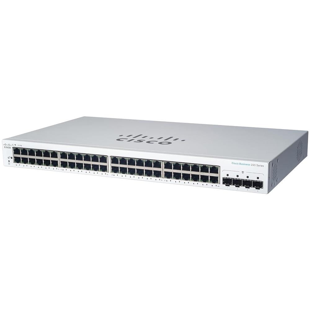 Switch di Rete CBS220-48P-4X Gestito L2 48 Porte Gigabit Ethernet (10/100/1000) Supporto Power over Ethernet (PoE) Colore Bianco - Foto 1