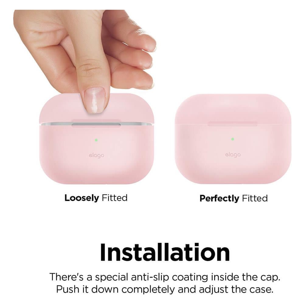 Custodia Protettiva Per Airpod Pro Silicone Rosa - Foto 10