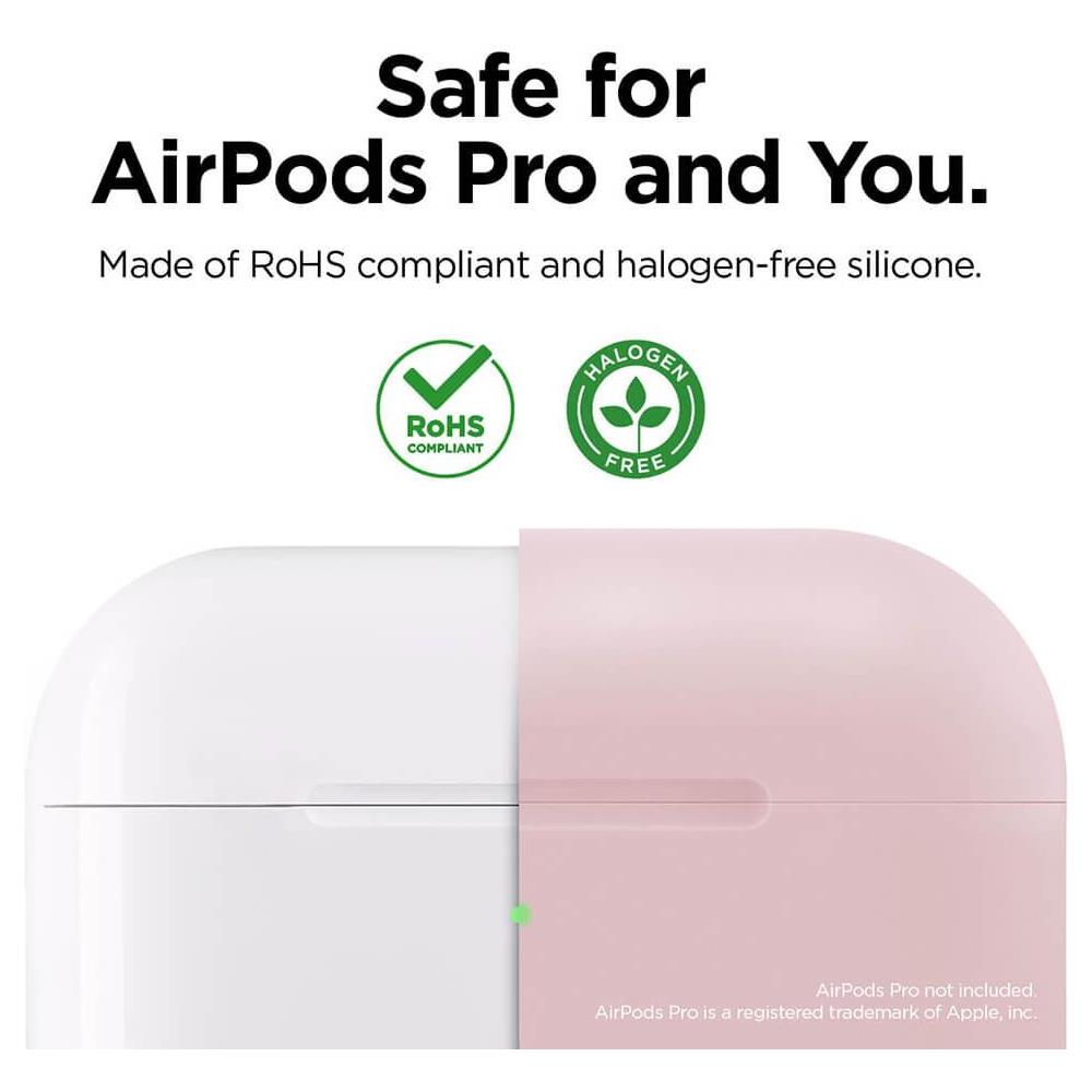 Custodia Protettiva Per Airpod Pro Silicone Rosa - Foto 2