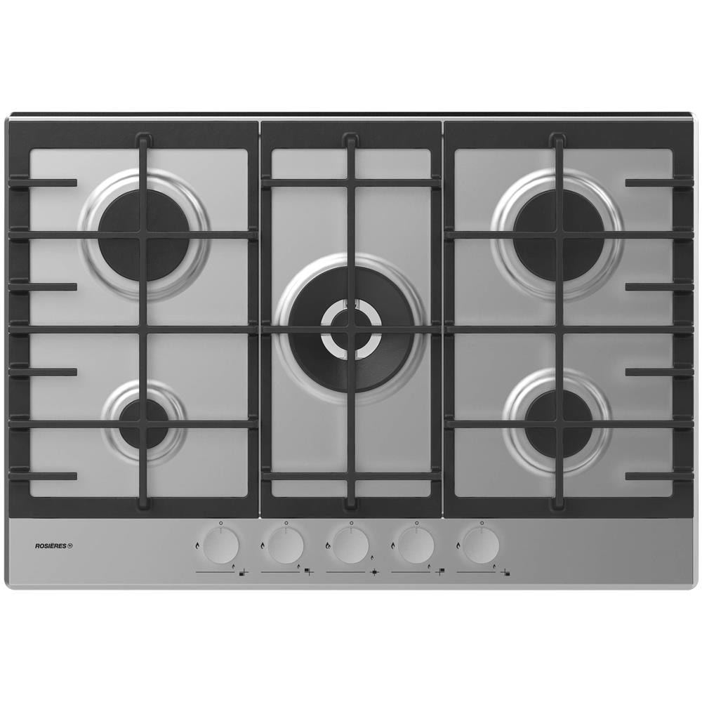 Piano Cottura A Gas 75cm 5 Fuochi In Acciaio Inox - Rhg75wmx - Foto 1