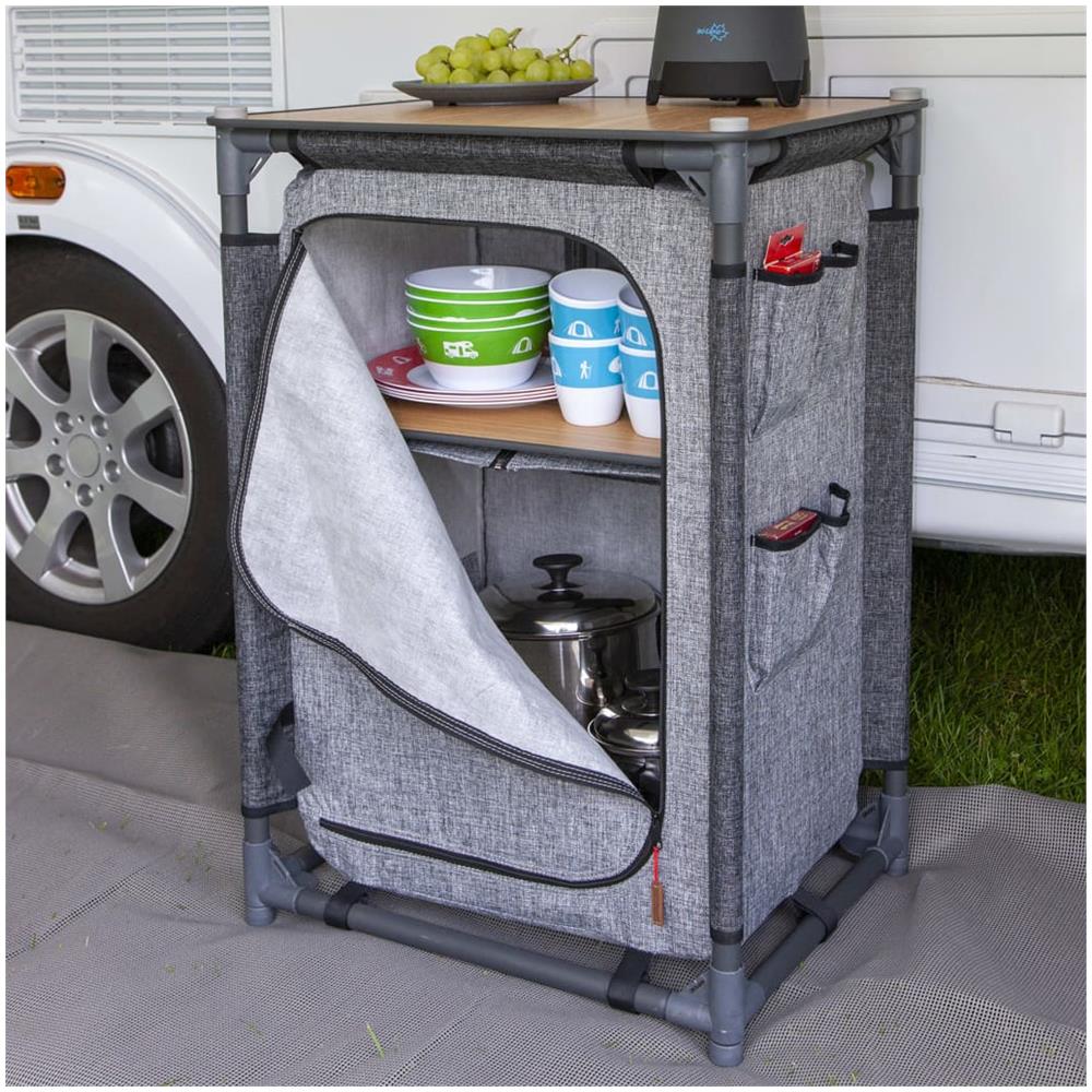 Armadio Da Campeggio Norbury 57x48x80 Cm Antracite - Foto 8