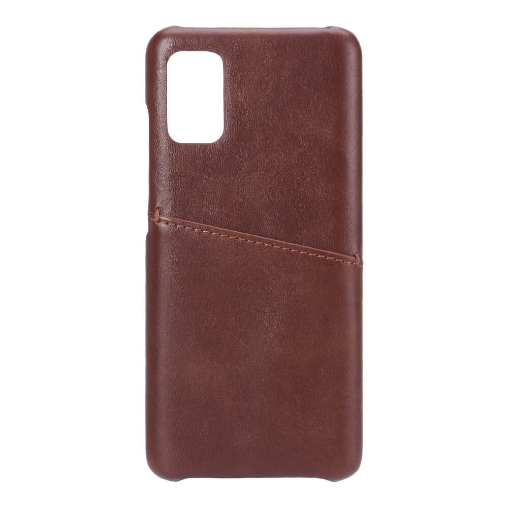 Cover Cellulare Marrone Con Tasca Portacarte Samsung Galaxy A41 - Foto 1