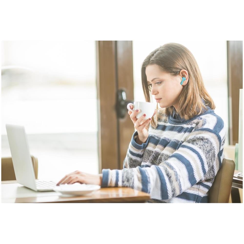 HA-A7T-A Auricolare True Wireless Stereo (TWS) In-ear Musica e Chiamate Bluetooth Ciano - Foto 8
