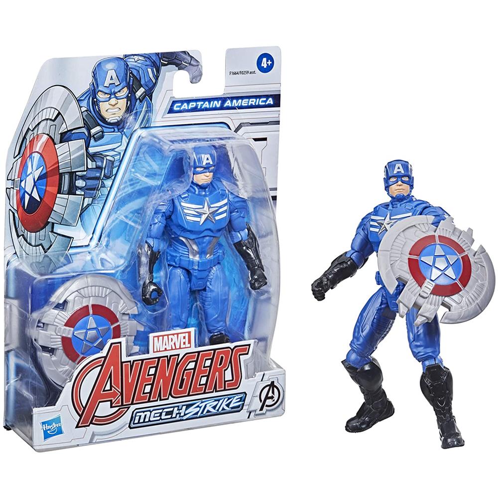 Marvel Avengers Mech Strike Captain America 15 Cm - Foto 2