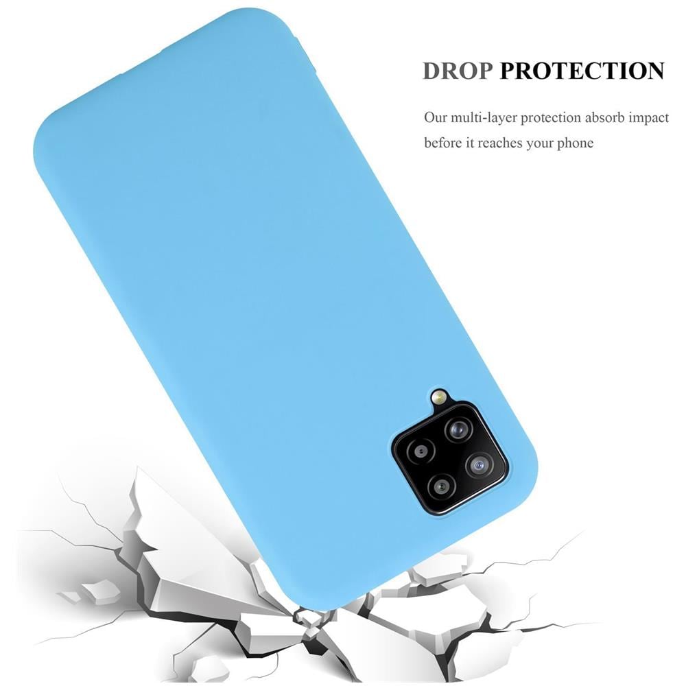 Custodia Compatibile Con Samsung Galaxy A42 In Candy Blu - Coperchio Protettivo In Silicone Tpu Flessibile - Foto 8