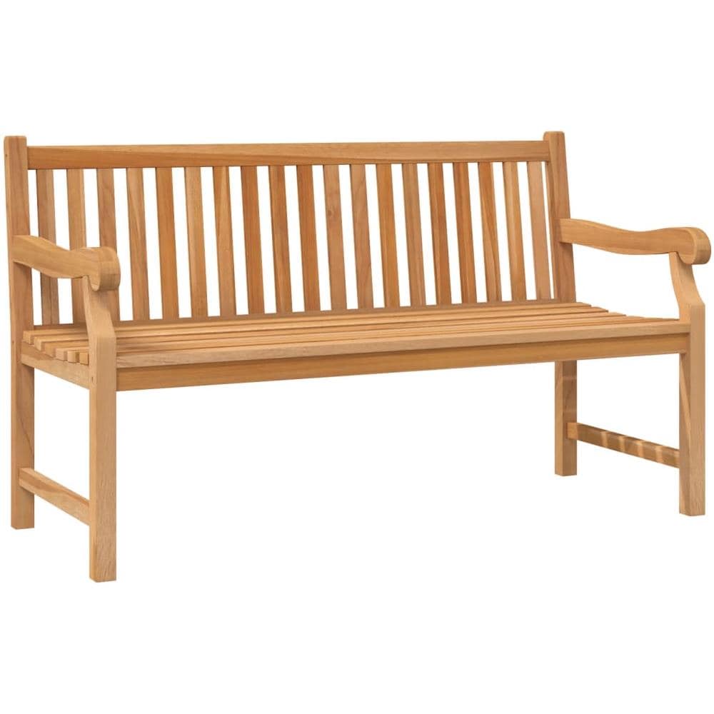 Panca da Giardino 150 cm in Legno Massello di Teak - Foto 2