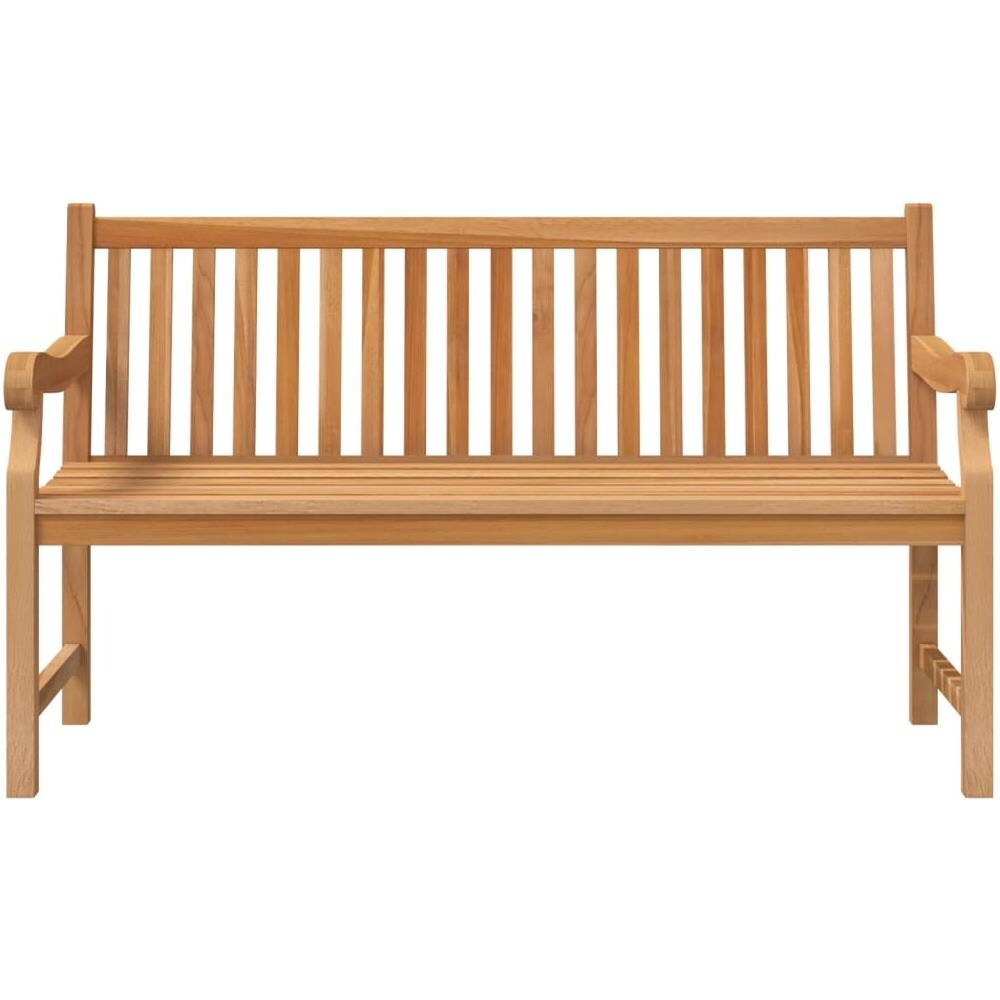 Panca da Giardino 150 cm in Legno Massello di Teak - Foto 3