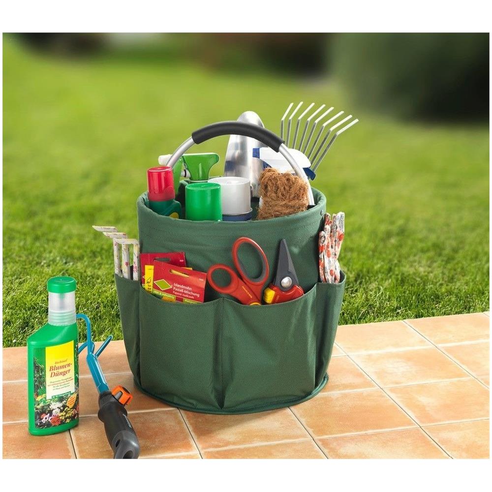 Contenitore Universale Per Attrezzi Da Giardino Caddy, Verde, - Foto 2