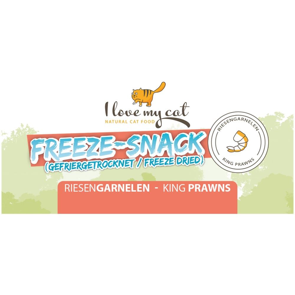 Snack Per Gatti - Gamberi Giganti (liofilizzati) Da - 25g - Foto 2