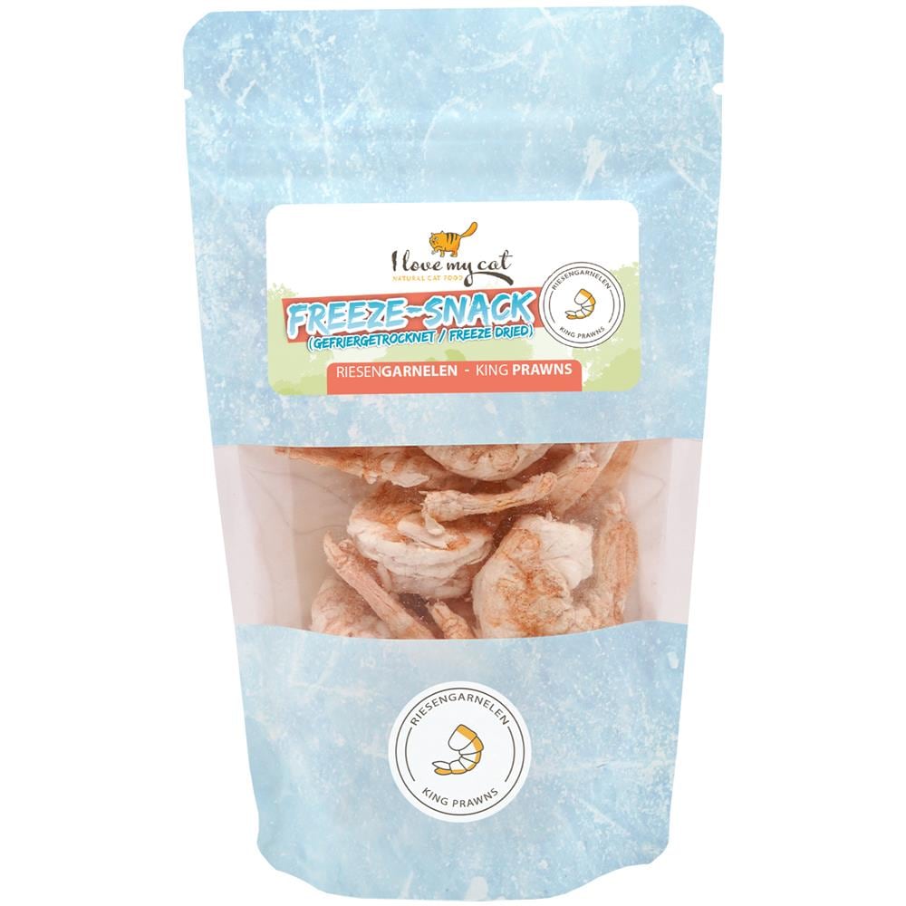 Snack Per Gatti - Gamberi Giganti (liofilizzati) Da - 25g - Foto 1