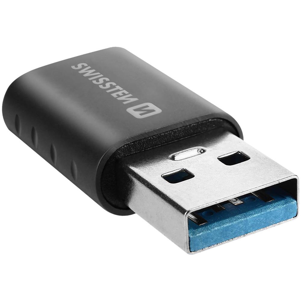 Adattatore Da Usb 3.0 Maschio A Usb-c Trasferimento Dati E Ricarica, Nero - Foto 1