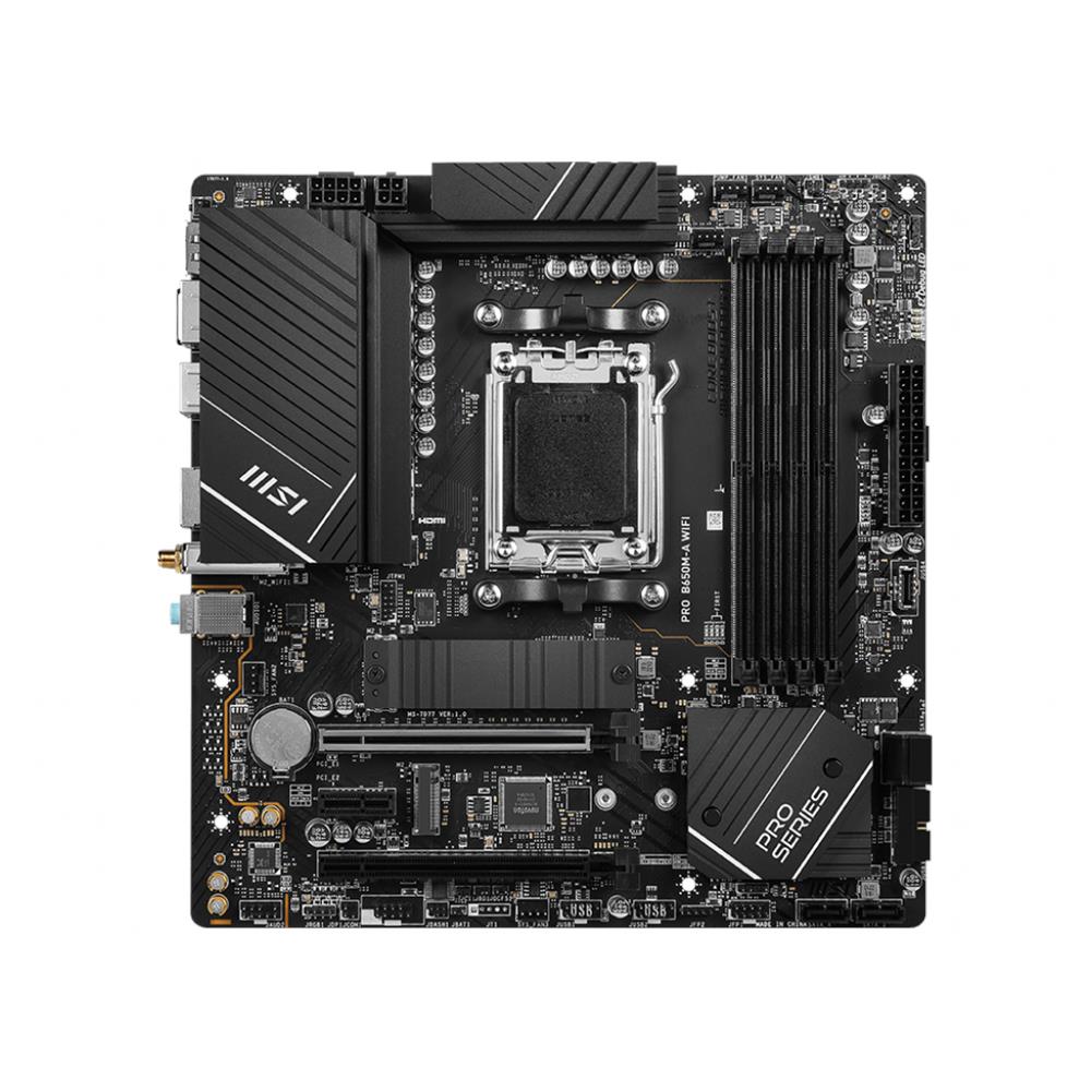 Scheda Madre PRO B650M-A WIFI Socket AM5 Chipset AMD B650 micro ATX - Foto 2