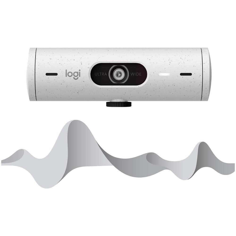 Webcam Brio 500 con Risoluzione 1920 X 1080 Pixel Microfono/ Zoom Digitale Colore Bianco - Foto 2