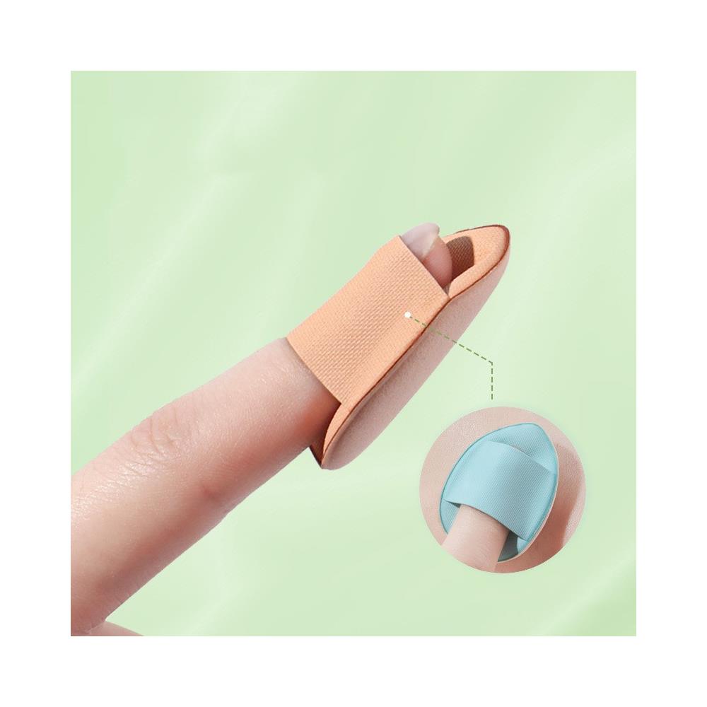 Confezione Da 5 Spugnette Per Trucco Finger Puff Black - Foto 2