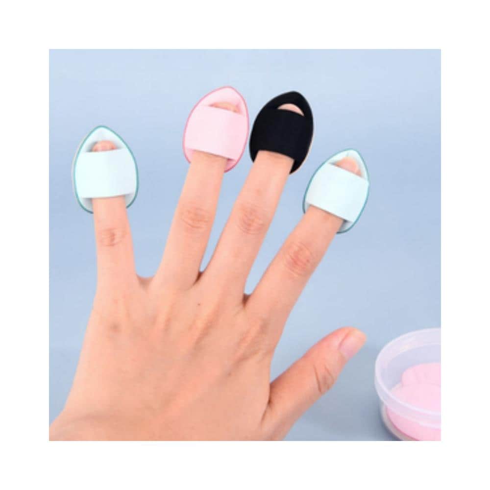 Confezione Da 5 Spugnette Per Trucco Finger Puff Black - Foto 6