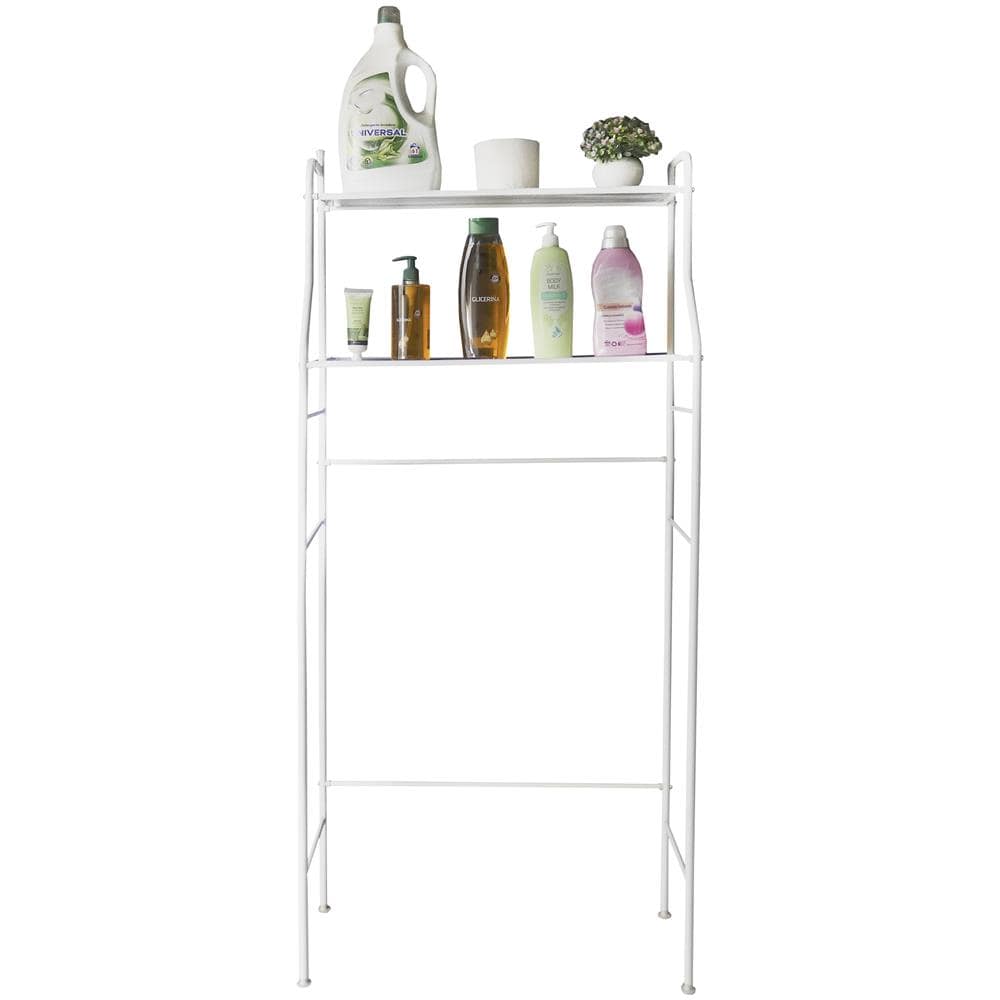 Appendiabiti Da Corridoio Organizzatore Scarpiera Da Ingresso 8 Coppie 8 Ganci Home 155x60x29cm Bianco - Foto 2