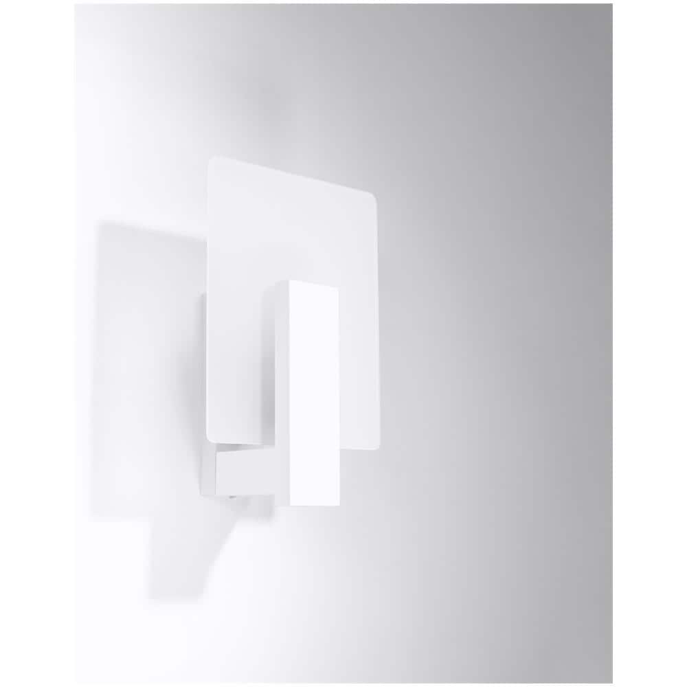 Lampada Da Parete Lappo Bianco Sl. 1092 - Scandinavo Lampade Da Parete Bianco 30.5x16x12 Cm - Foto 2