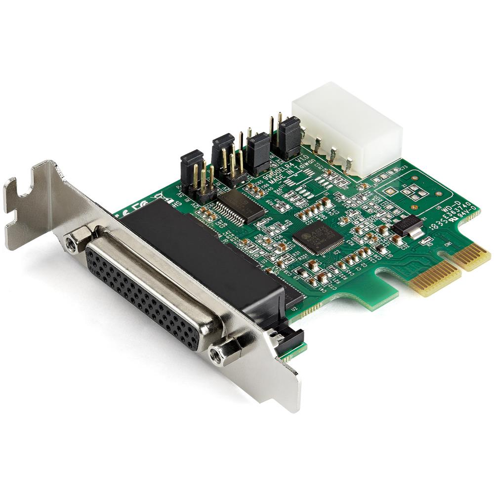 Scheda adattatore seriale PCI Express RS232 a 4 porte - Scheda controller host seriale PCIe RS232 - PCIe a seriale DB9 - 16950 UART - Scheda di espansione a basso profilo - Windows /Linux - Foto 2
