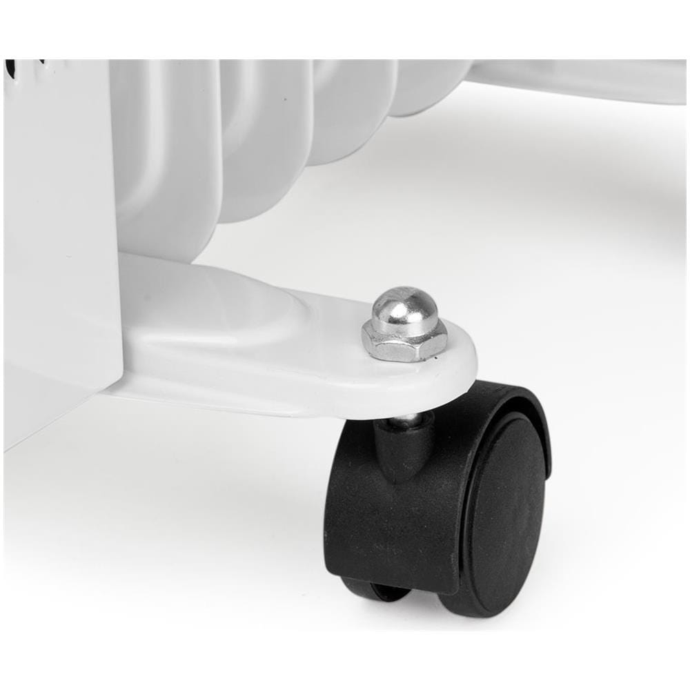 Riscaldatore Elettrico a Olio RU 1500 3 Livelli Energia Potenza 1500 W Colore Bianco - Foto 5