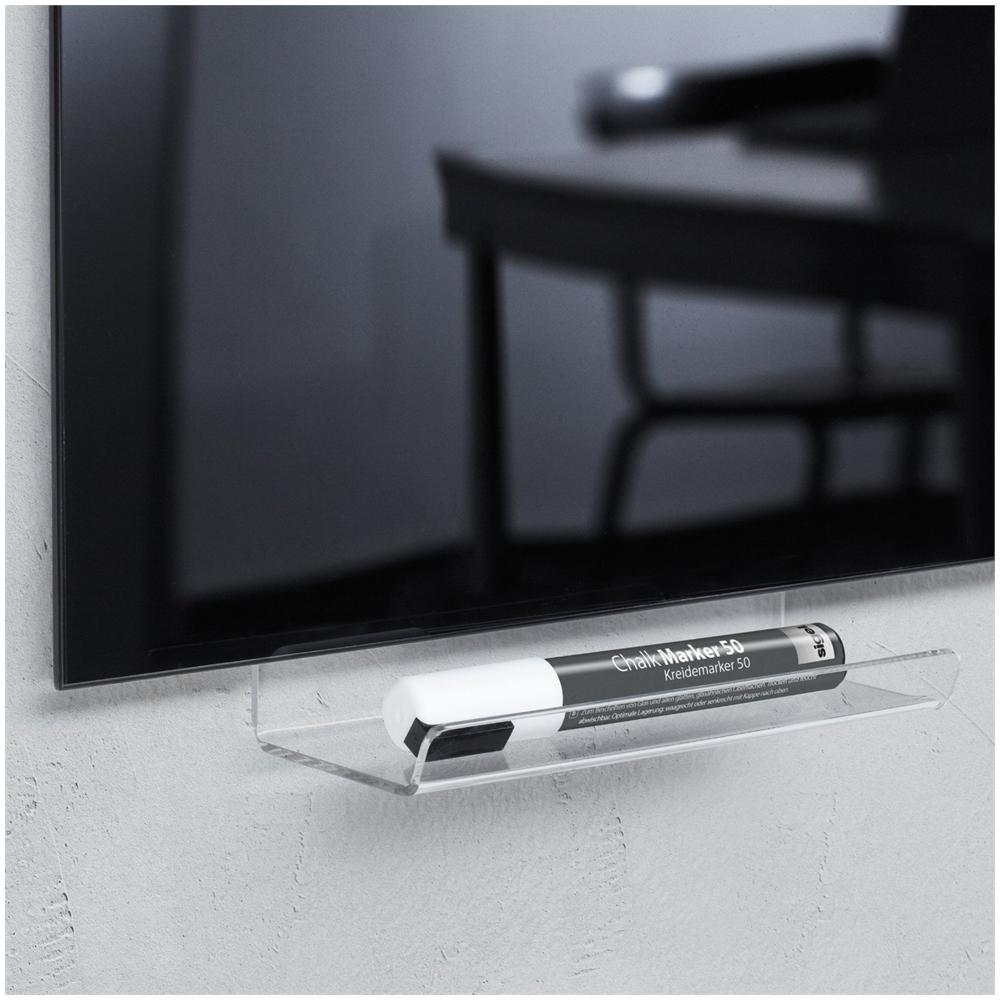 Vaschetta Portapenne Trasparente Artverum 170 x 75 x 70 mm - Foto 2