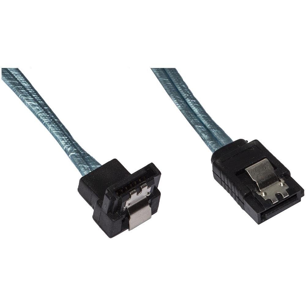 Cavo Interno Sata Iii Cm 50 Connettore 90° Con Clip Metallo - Foto 1