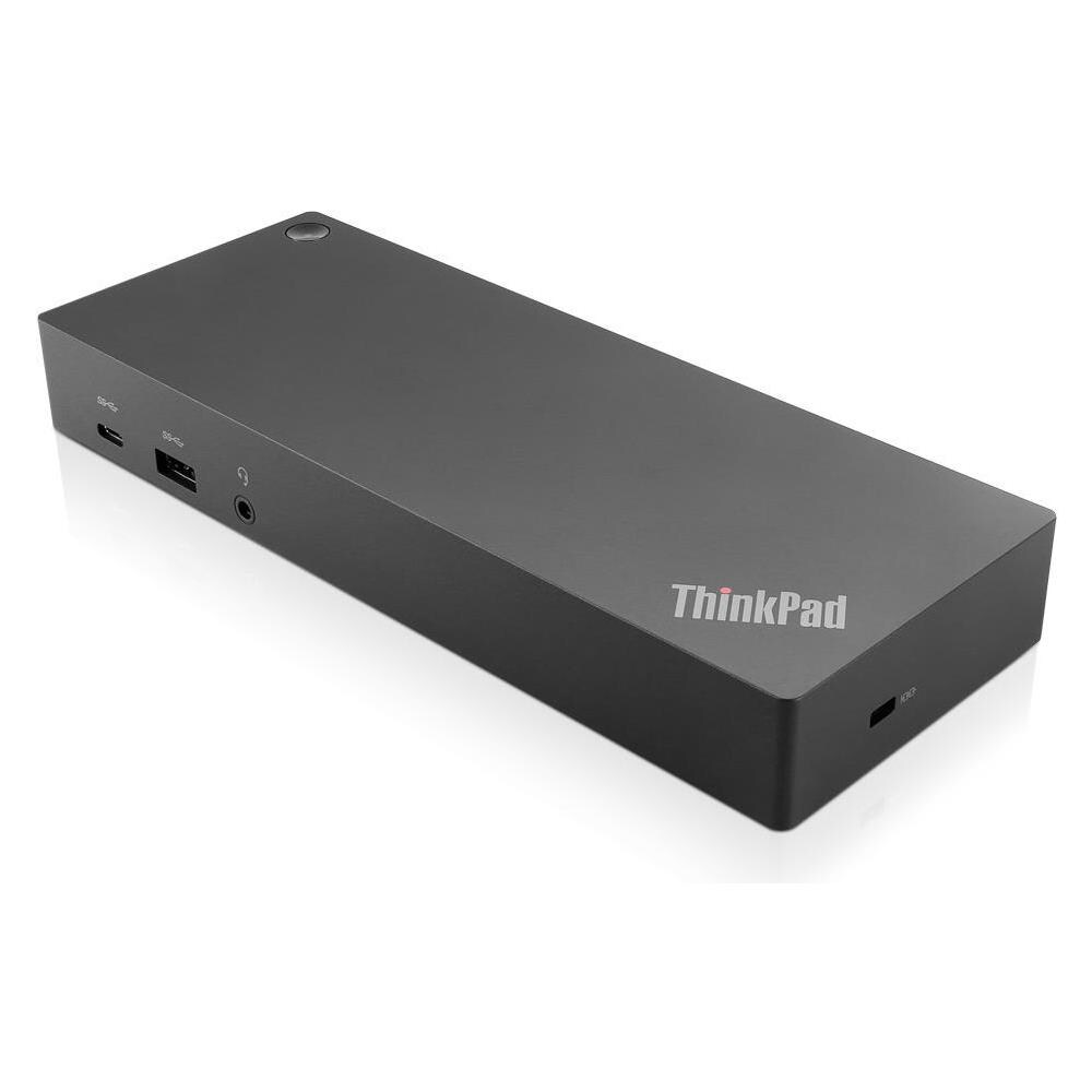 ThinkPad Hybrid USB -C con USB -A Dock per Notebook 4x USB 3.2 / 2x DisplayPort Dual Display 4K Colore Nero - Foto 1