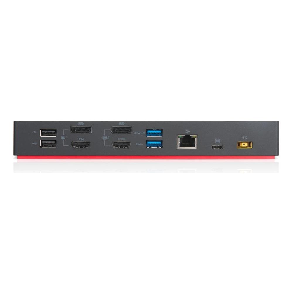 ThinkPad Hybrid USB -C con USB -A Dock per Notebook 4x USB 3.2 / 2x DisplayPort Dual Display 4K Colore Nero - Foto 3