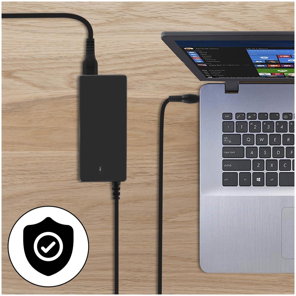 Caricabatterie Pc Acer 60w / 19v 3.16a Estremità 5.5*2.1 Mm Ac-6021 Nero - Foto 2