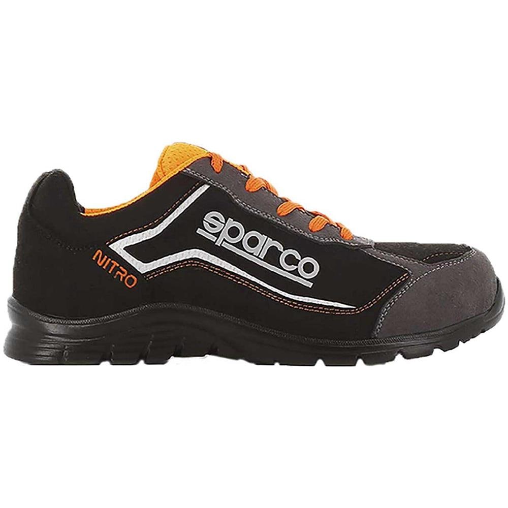 Sparco Nitro S3 Scarpe Antinfortunistiche Resistenti Allo Scivolamento Nero E Grigio (46)  - Foto 1
