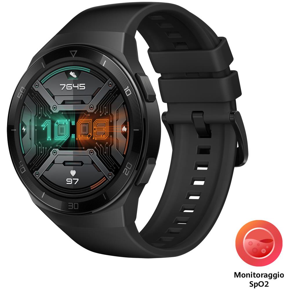WATCH GT 2e 3,53 cm (1.39") AMOLED 46 mm Digitale 454 x 454 Pixel Touch screen Nero Wi-Fi GPS (satellitare) - Foto 2