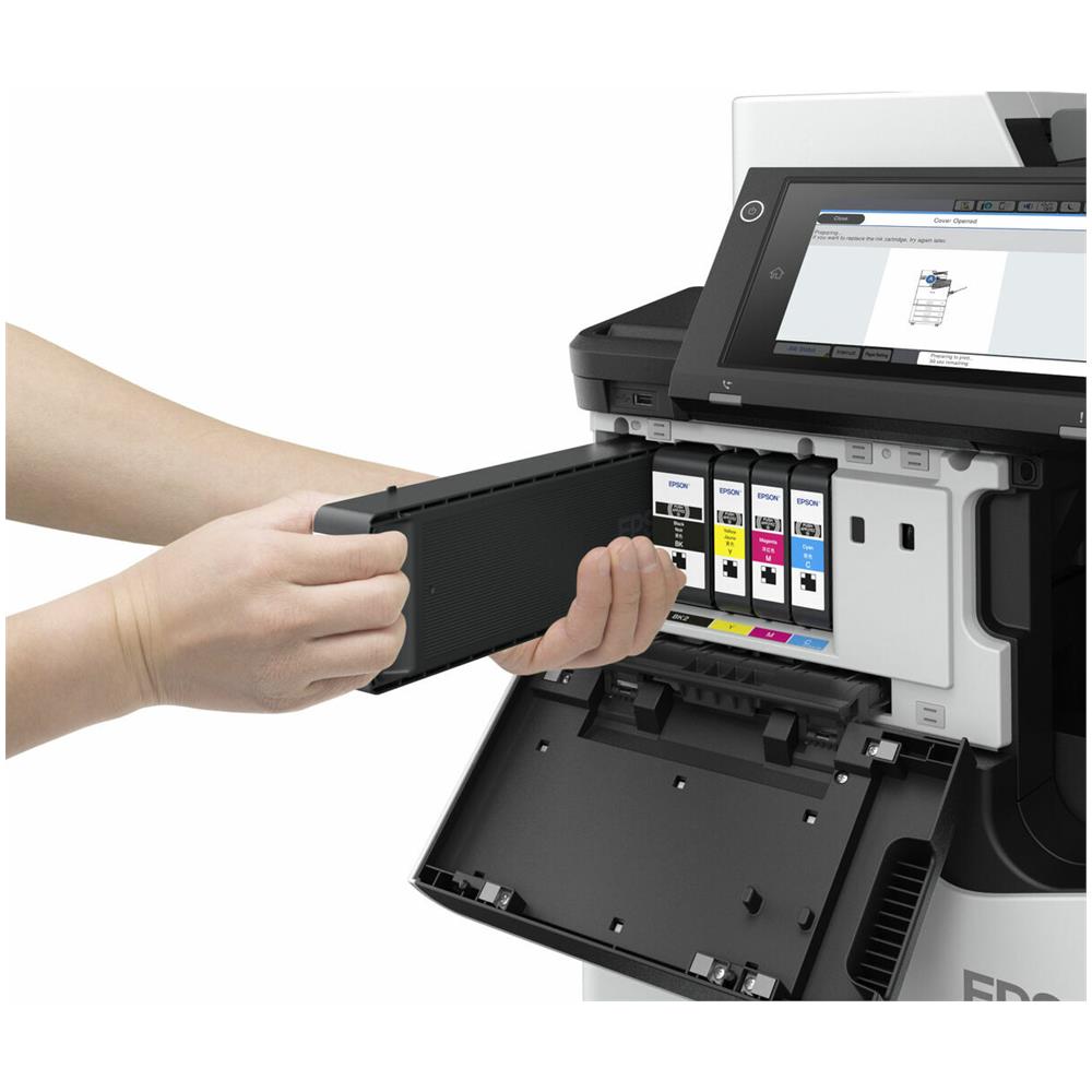Stampante Multifunzione a Colori WF-C20750 D4TW a Getto d'Inchiostro Schermo LCD Formato A4 600 x 2400 DPI Scansione /Fax Wi-Fi / LAN / NFC Colore Nero / Grigio - Foto 2