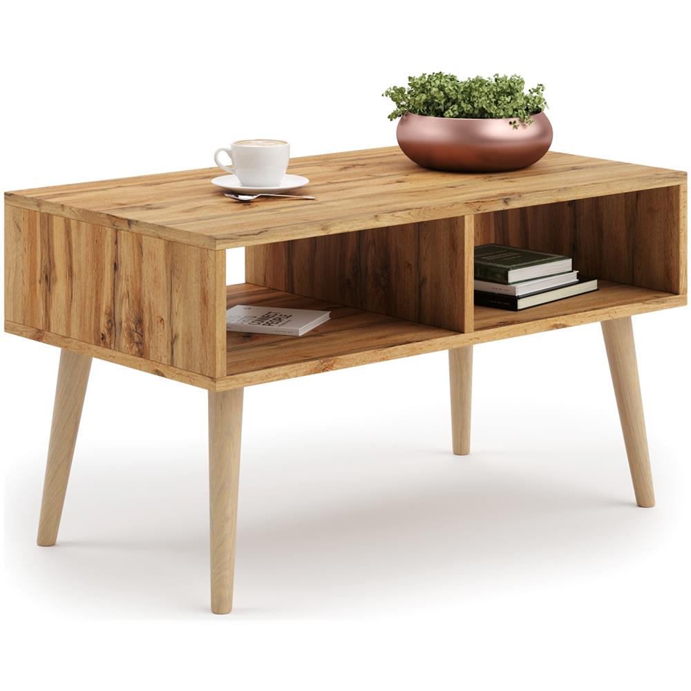 Tavolino Scandi, Scandinavo Coffe Table Rovere Wotan - Foto 1