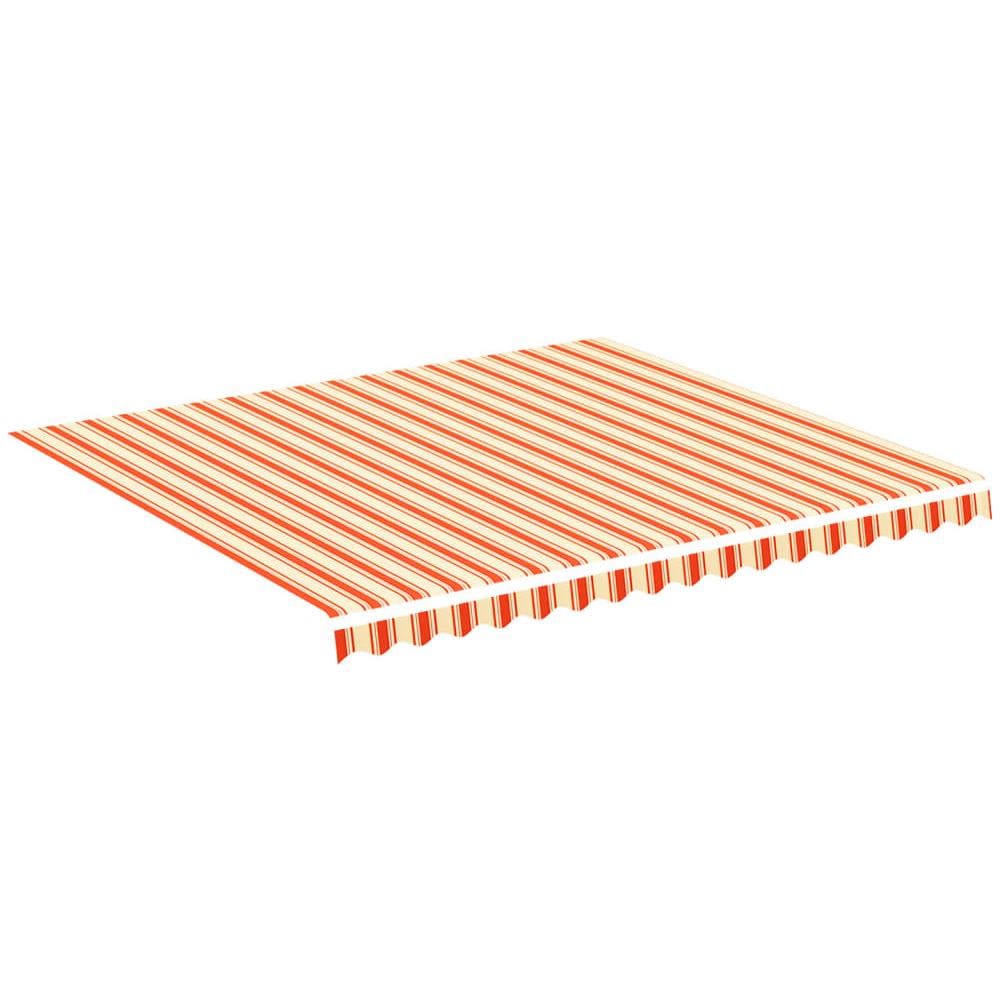 Tessuto di Ricambio per Tenda da Sole Giallo e Arancio 4x3,5 m - Foto 1