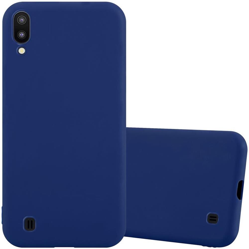 Custodia Compatibile Con Samsung Galaxy M10 In Candy Blu Scuro - Coperchio Protettivo In Silicone Tpu Flessibile - Foto 1
