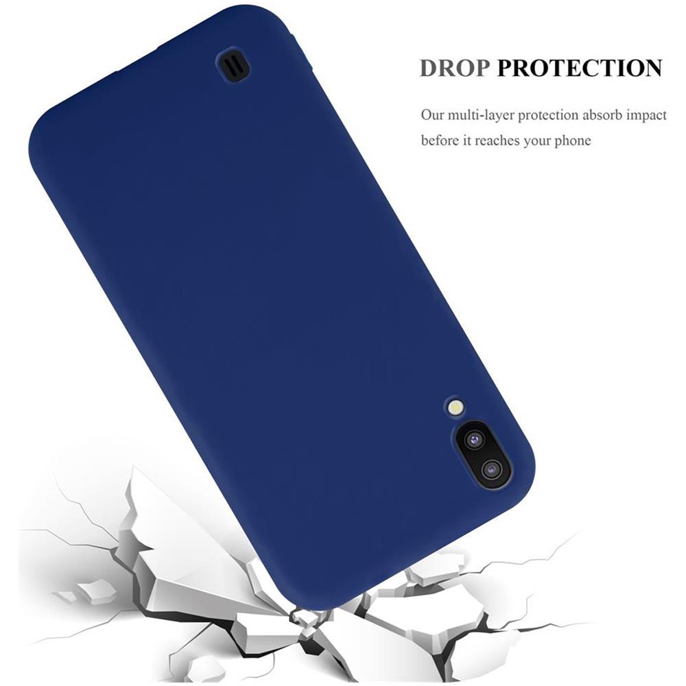 Custodia Compatibile Con Samsung Galaxy M10 In Candy Blu Scuro - Coperchio Protettivo In Silicone Tpu Flessibile - Foto 8