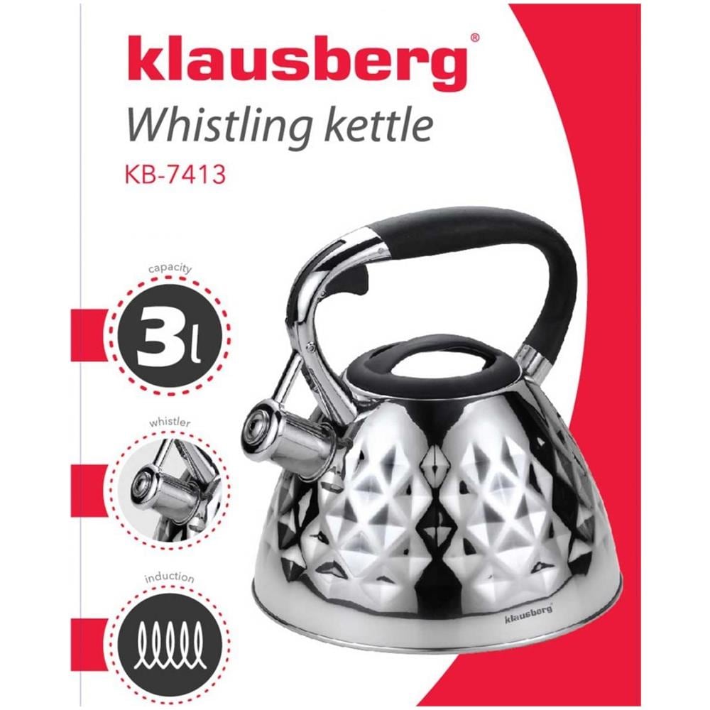 Bollitore A Fischietto Klausberg 3l Kb-7413 - Foto 3