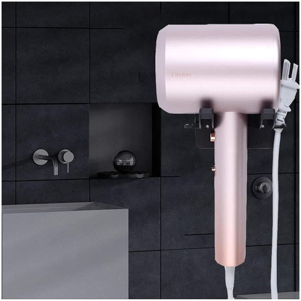 HTN Nessun Supporto Per Asciugacapelli 3pcs Porta Asciugatrice Per Capelli Universale Multifunzione Da Parete Asciugatrice Per Capelli Compatibile Con Tutti Gli Asciugacapelli Per Capelli Da Bagno Camera Da Letto IV10654