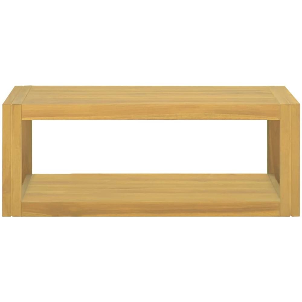 Mobile Da Bagno A Parete 90x45x35 Cm In Legno Massello Di Teak - Foto 2