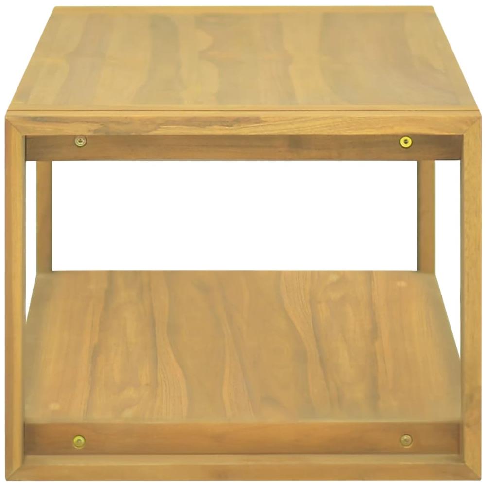 Mobile Da Bagno A Parete 90x45x35 Cm In Legno Massello Di Teak - Foto 5